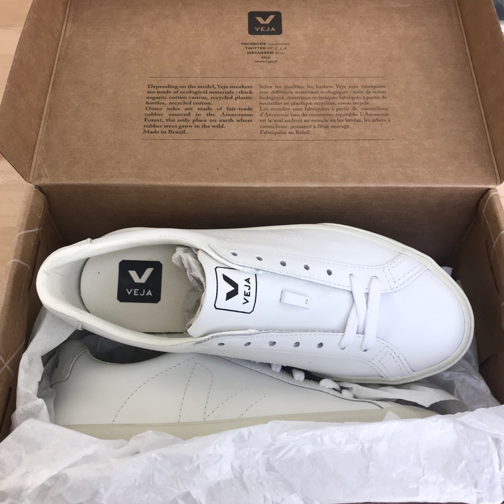 100% Authentic Leather Veja Sneakers